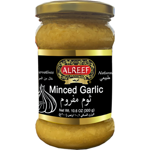 Alreef Minced Garlic Perspective: front