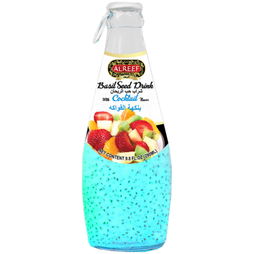 Alreef® Basil Seed Drink Cocktail Perspective: front