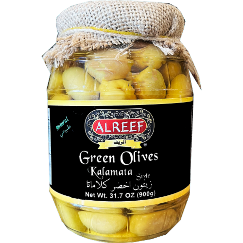 Alreef® Green Kalamata Olives Perspective: front