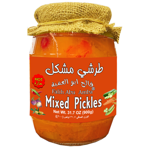 Falih Abu Amba Hot Mixed Pickles Perspective: front