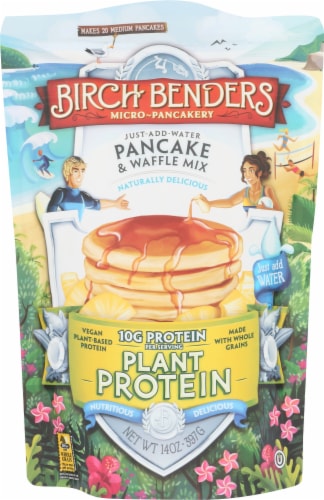 Birch Benders® Plant Protein Pancake and Waffle Mix Perspective: front