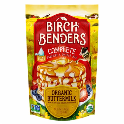 Birch Benders Organic Buttermilk Pancake and Waffle Mix Perspective: front