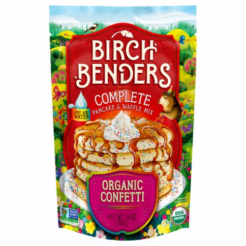 Birch Benders® Organic Confetti Pancake & Waffle Mix Perspective: front