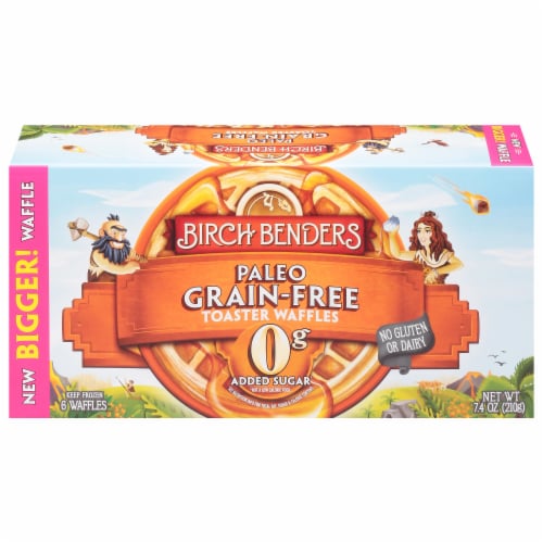 Birch Benders Paleo Grain-Free Toaster Waffle Perspective: front