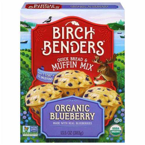 Birch Benders® Organic Blueberry Muffin Mix Perspective: front