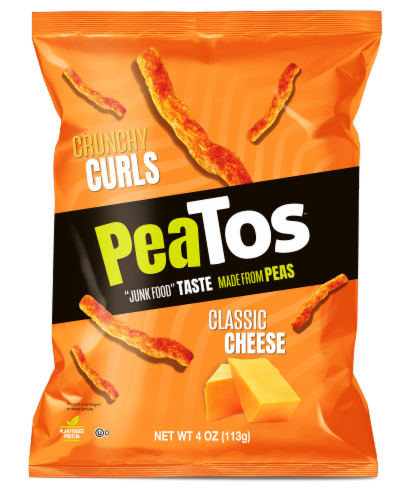 Peatos™ Classic Cheese Curls Perspective: front