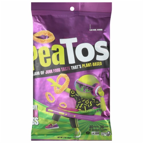 Peatos Classic Onion Rings Perspective: front