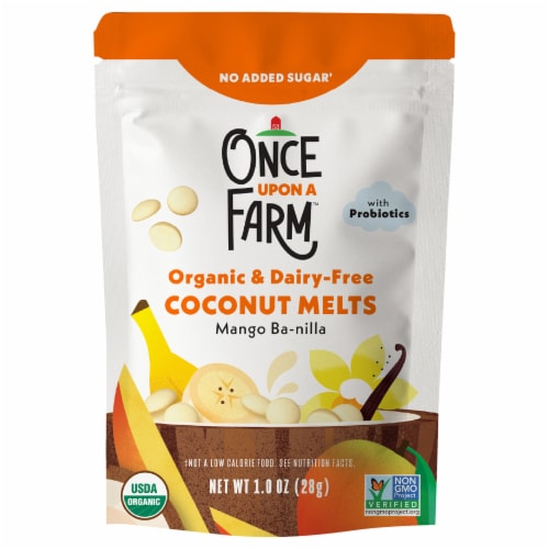 Once Upon A Farm™ Mango Ba-Nilla Coconut Melts Perspective: front