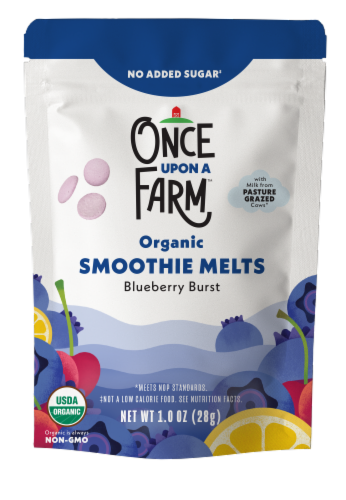 Once Upon a Farm™ Organic Blueberry Burst Smoothie Melts Perspective: front