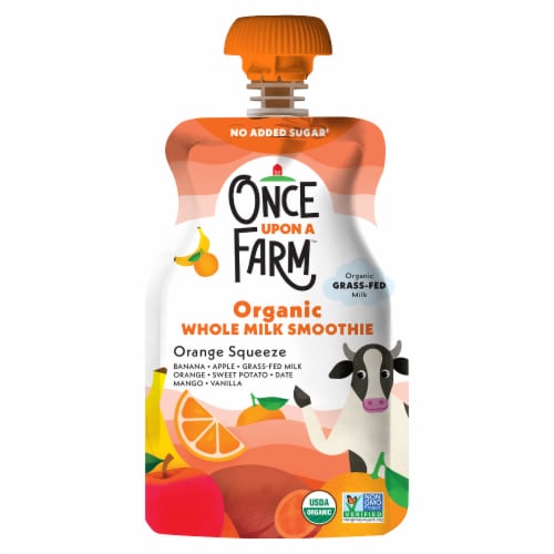 Once Upon A Farm™ Orange Squeeze Organic Whole Milk Smoothie