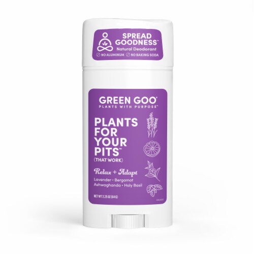 Green Goo® Relax & Adapt Herbal Deodorant Perspective: front