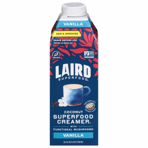 Laird Superfood® Plant-Based Liquid Vanilla Superfood Creamer® Perspective: front