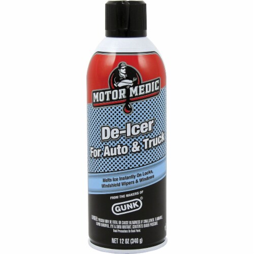 Motormedic 12 Oz. Aerosol Windshield De-icer DE1 Perspective: front