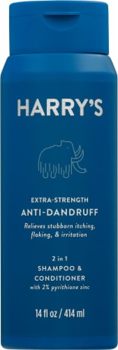 Harry's Extra Strength Anti-Dandruff 2-in-1 Shampoo & Conditioner for Men Perspective: front