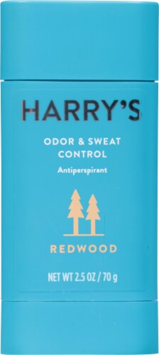 Harry's Odor & Sweat Control Men's Antiperspirant Deodorant Stick Redwood Scent Perspective: front