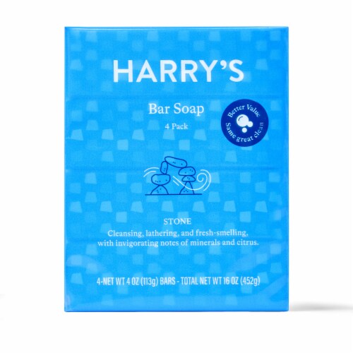 Harry's Stone Bar Soap Perspective: front