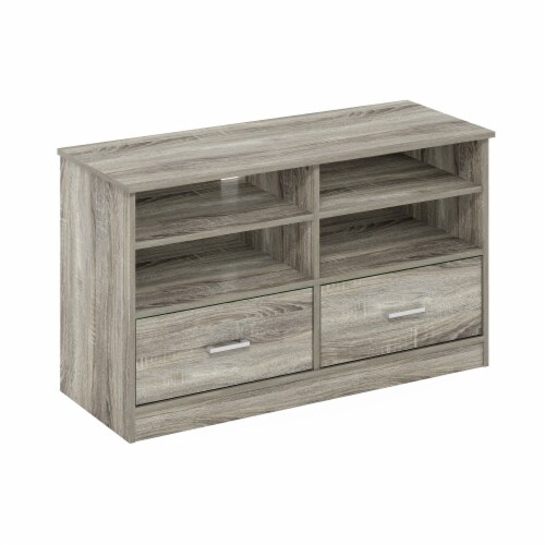 Furinno jensen tv stand sales with shelves