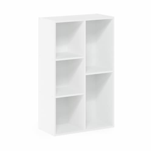 Furinno Luder 5Cube No Tool Assembly Open Shelf, White, 1 Smith’s