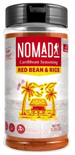 Nomad Caribbean Red Bean & Rice Seasoning Perspective: front