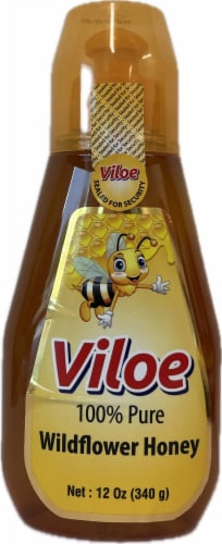 Viloe 100% Pure Wildflower Honey Perspective: front