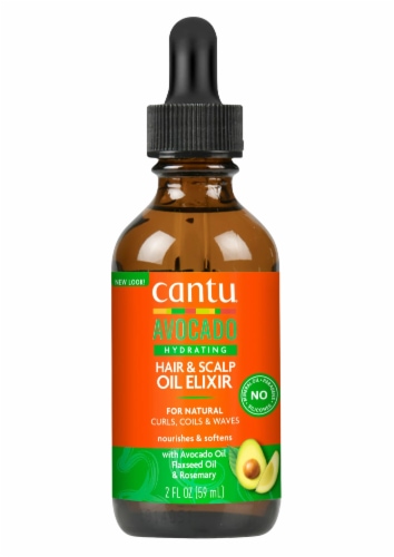 Cantu® Avocado Hydrating Hair Oil Elixir Perspective: front