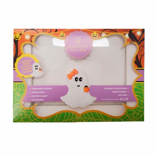Bakery Bling™ Halloween Ghost Designer Cookie Kit Perspective: front