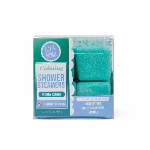 Fizz & Bubble Shower Steamers Woody Citrus Perspective: front