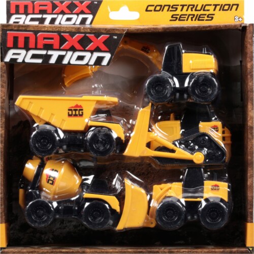 Maxx Action™ Micro Maxx Dig Construction Vehicles Perspective: front