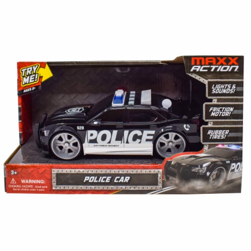 Maxx Action™ Realistic Police Car 1:16 Scale Perspective: front