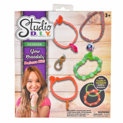 Sunny Days Studio DIY Jewelry Craft Kit Bracelets Perspective: front