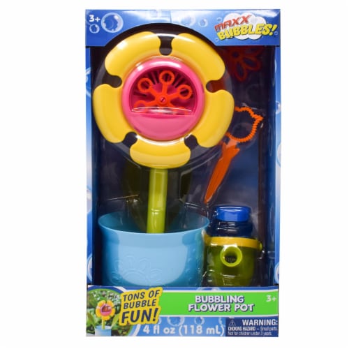 Sunny Days Maxx Bubbles!™ Bubbling Flower Pot Perspective: front