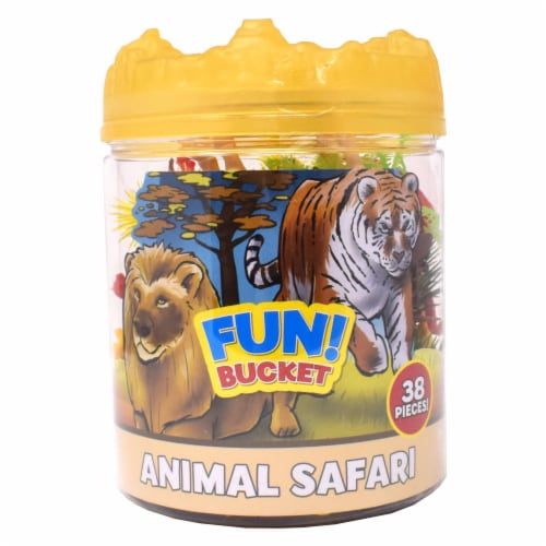 Sunny Days Animal Safari Fun Bucket Perspective: front
