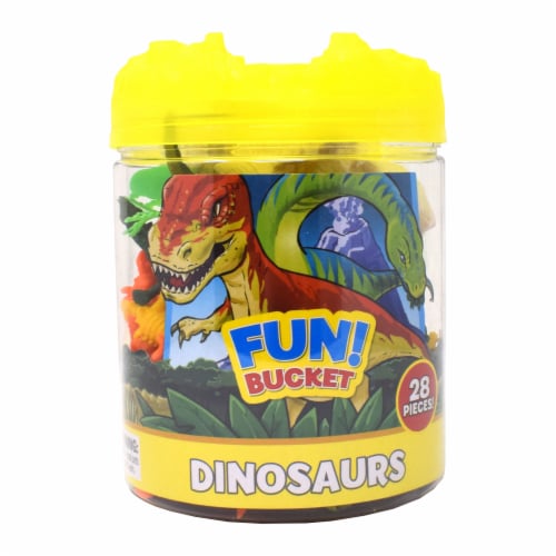 Sunny Days Dinosaurs Fun Bucket Perspective: front