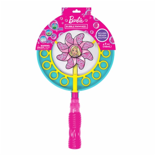 Sunny Days Barbie® Pinwheel Bubble Wand Perspective: front