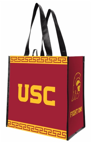 USC Trojans Reusable Shopping Tote Perspective: front