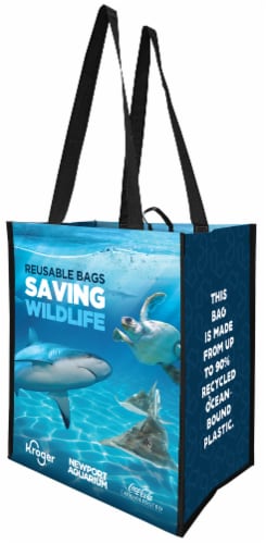 Aquarium Co-op Reusable Shopping Bag | Small and Large Sizes Small