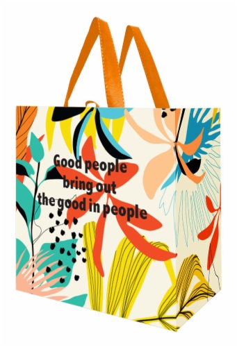 Earthwise Good People Reusable Tote Bag Perspective: front