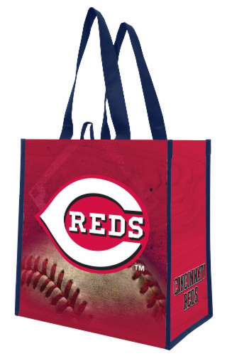 MLB Cincinnati Reds Reusable Tote Bag Perspective: front