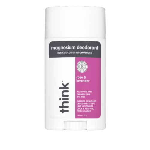 Think Rose & Lavender Natural Deodorant Perspective: front