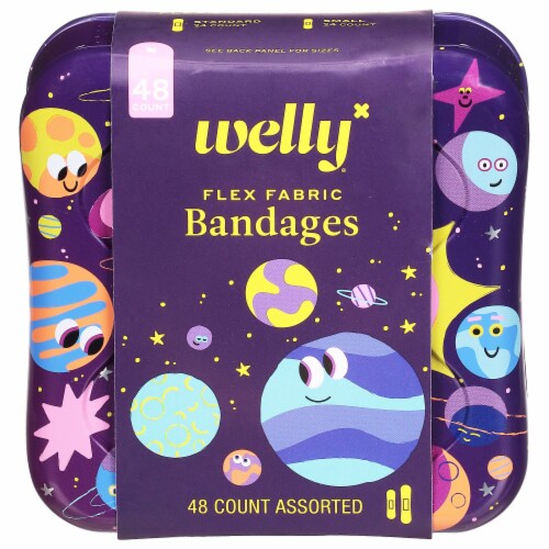 Welly® Bravery Badges® Assorted Flex Fabric Bandages Perspective: front