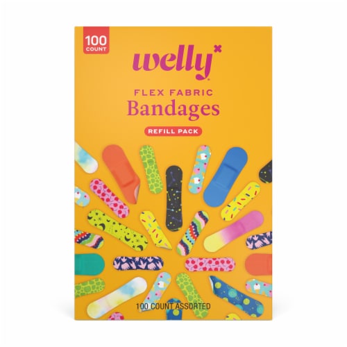Welly® Assorted Flex Fabric Bandages Value Pack Perspective: front