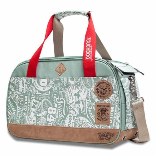 Touchdog Airline Approved Around-The-Globe Passport Designer Pet Carrier Perspective: front