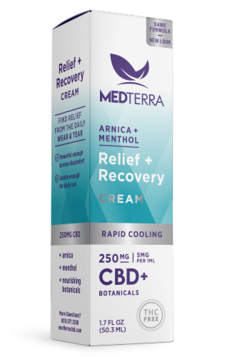 Medterra CBD Rapid Cooling Cream 250mg AVAILABILITY LIMITED TO PHARMACY HOURS Perspective: front