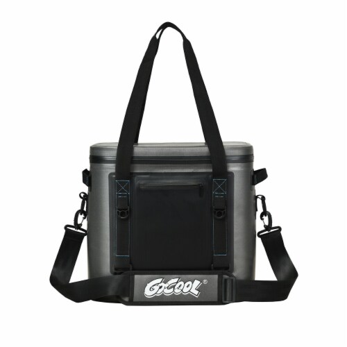 38 Cans Portable Cooler Bag Leak-Proof Insulated Water-Resistant For Camping Perspective: front