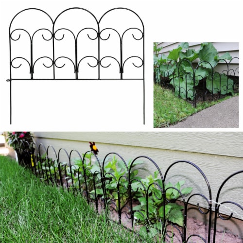 Iron garden fence hotsell