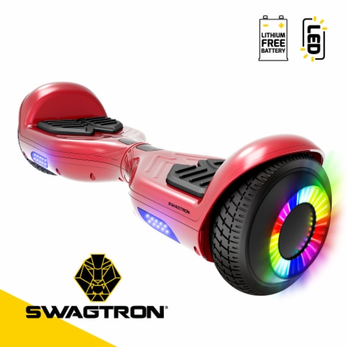 Swagtron Swagboard Twist Remix LED Hoverboard Perspective: front