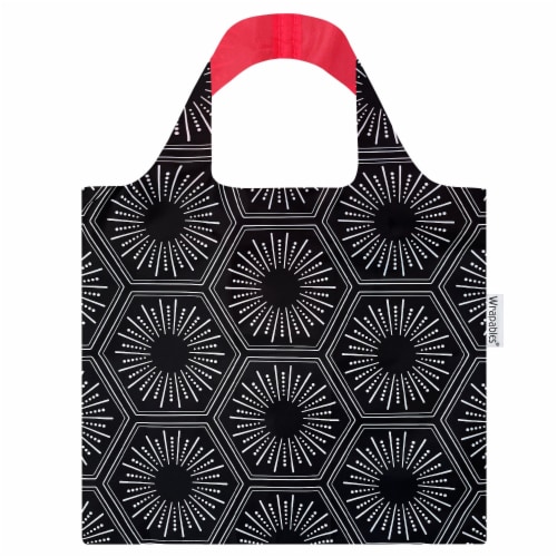 Wrapables AllyBag Collection Reusable Shopping Bag, Starburst Perspective: front