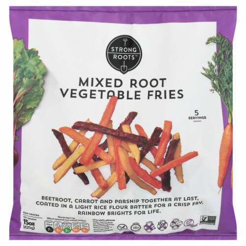 Strong Roots™ Frozen Mixed Root Vegetable Fries Perspective: front