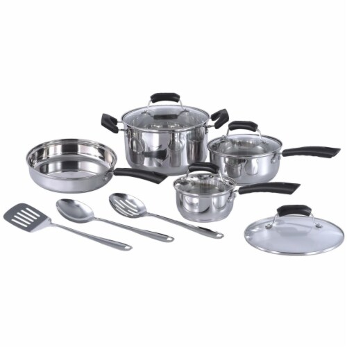 Sunpentown HK-1111A Stainless Steel Cookware Set - 11 Piece Perspective: front