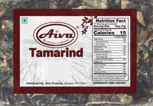 Aiva Tamarind Slab (block) Seedless 17.6 oz Perspective: front
